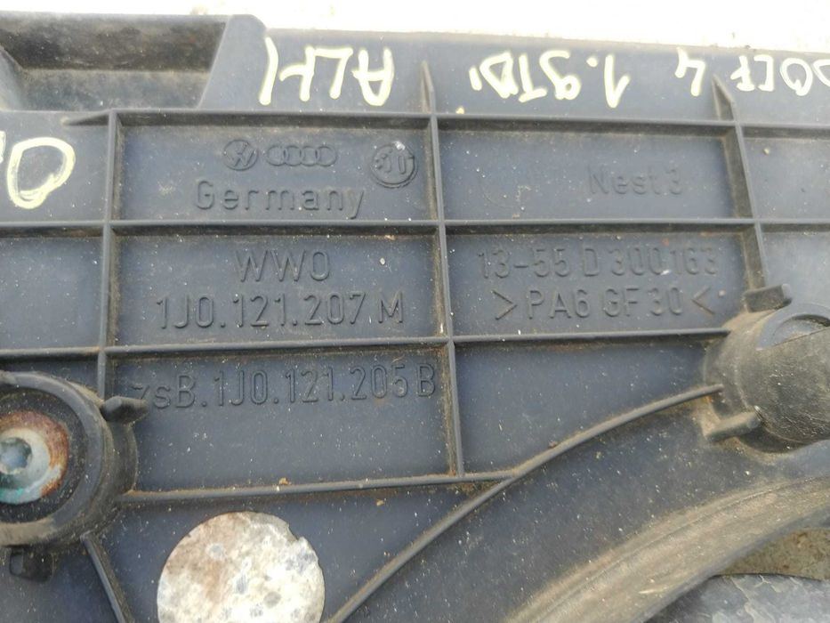 electroventilator 1.9 tdi vw golf 4 1j 1j0121207m