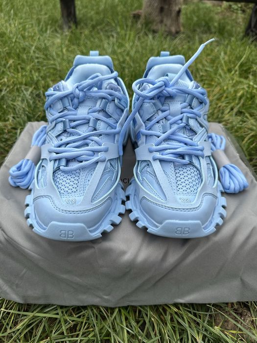 Adidasi Balenciaga Track / Baby Blue & Albastru / Calitate Premium