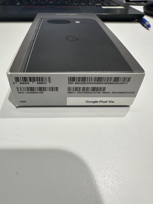 Google Pixel 10a 256GB Obsidian – sigilat/ca nou,