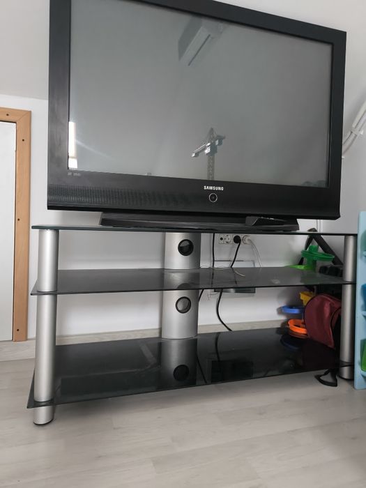 TV Samsung + Suport TV - Consola TV - Comoda sticla - Masa living