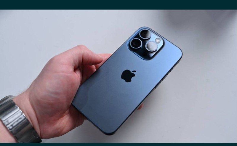 Iphone 15 pro blue titanum
