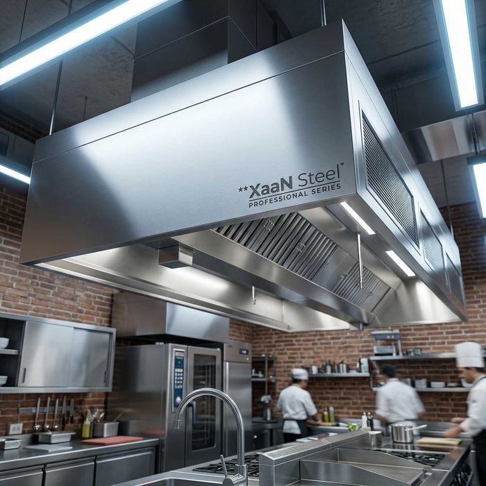 XaaN Steel — Вытяжной зонт нержавейка / Зонт вентиляционный мощный