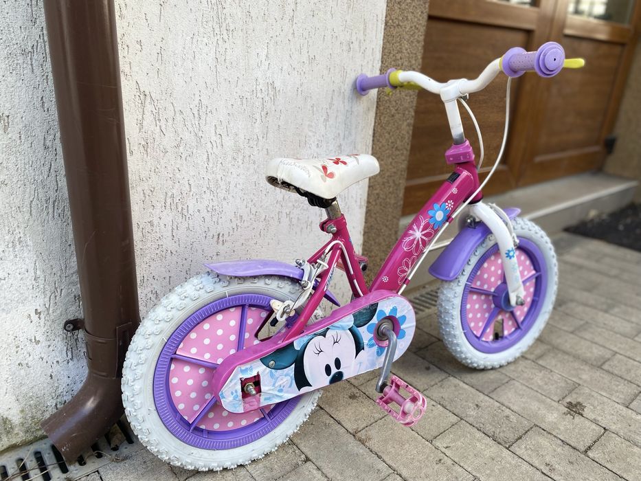 Bicicletă copii 14” Volare Disney Minnie Mouse – stare bună