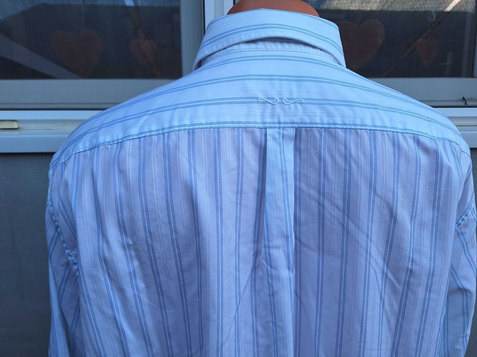 Jacques Britt blue | bust 136 cm | camasa barbat mar. 56 | XL - XXL