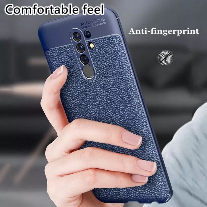 Bumper Antisoc model PIELE pentru Xiaomi Note 9, Note 9s, Note 9 Pro