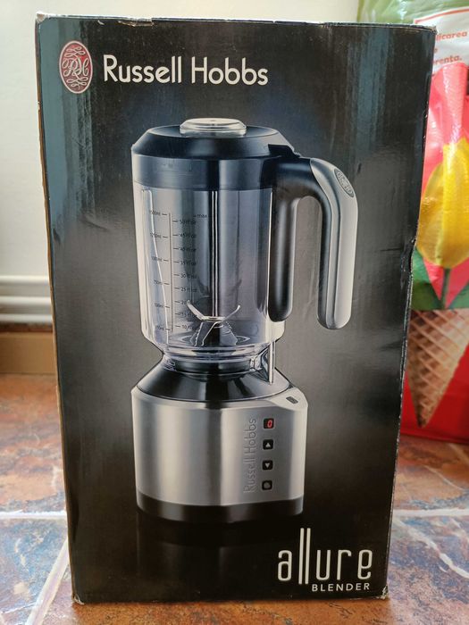 Blender Russell Hobbs 800 W, vas 1.5 L, 12 viteze, INOX