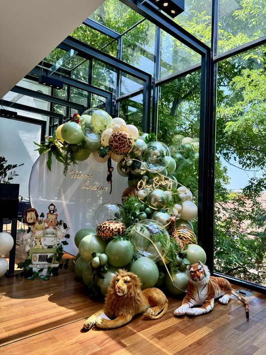 Arcada de baloane pentru botez, majorat sau nuntă.