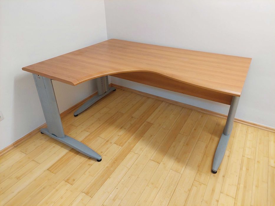 Birou + casetieră LAS, Made in Italy, Mobexpert