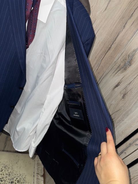 Мужской костюм синий