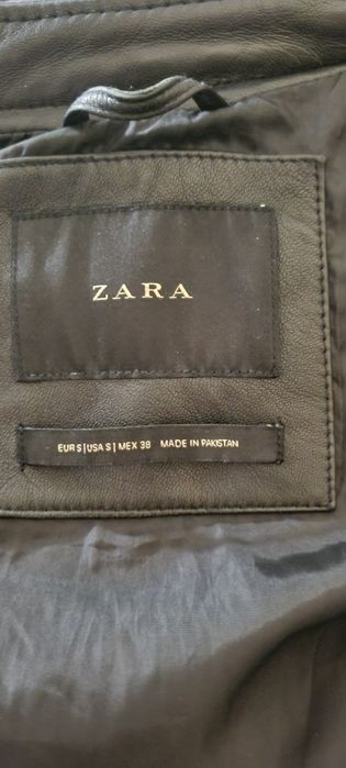 Geaca de piele Zara