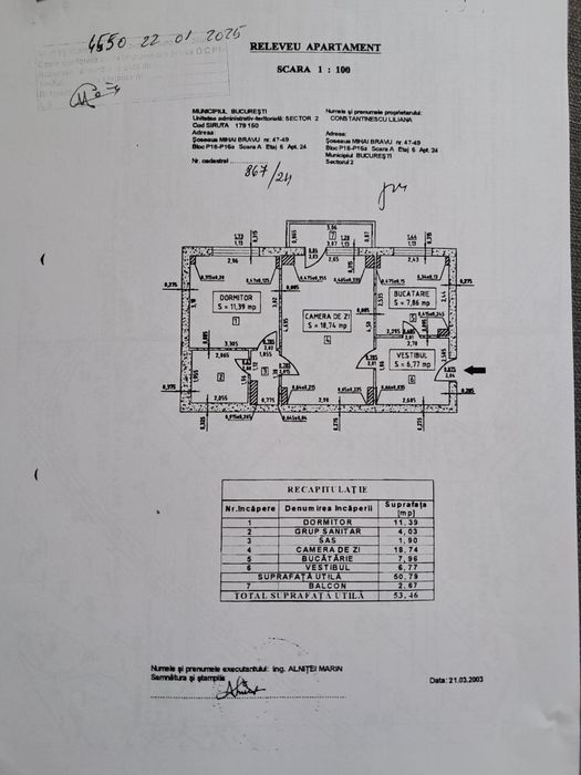 Apartament 2 camere Mihai Bravu – Ferdinand