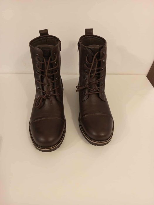 Ghete de piele Jack&Jones/ Ghete Noi / 41, 42, 43