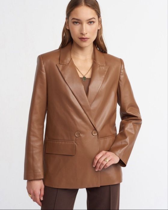 Пиджак эко кожа от Dilvin