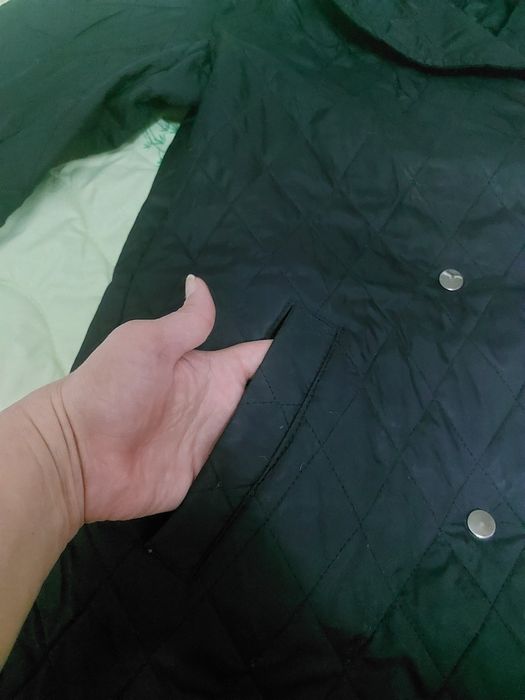 Женский стеганный плащ