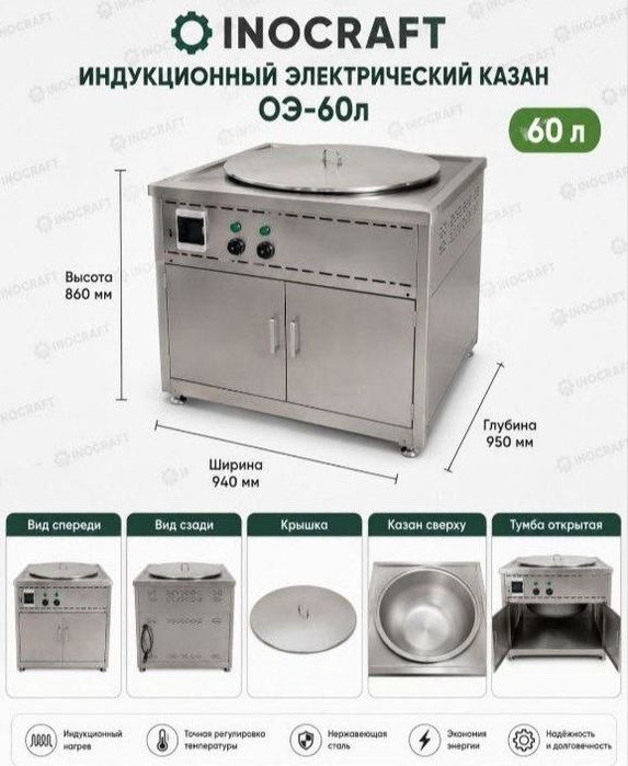 Казан электрический, производство, от первого лица, под любой