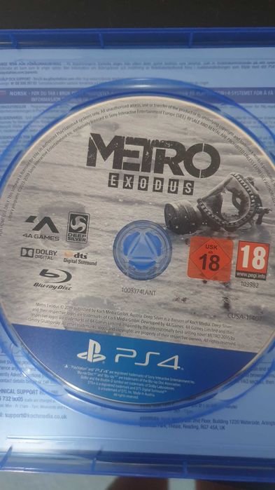 Joc PS4/PS5 Metro Exodus ca NOU