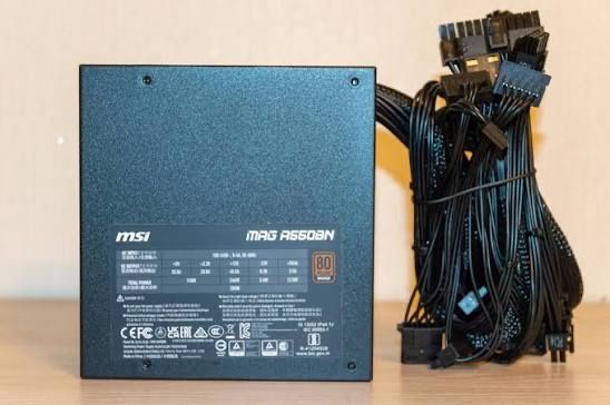 Блок питания: MSI MAG A550BN 550W