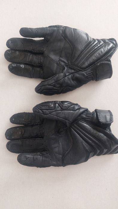 Мото ръкавици естествена кожа