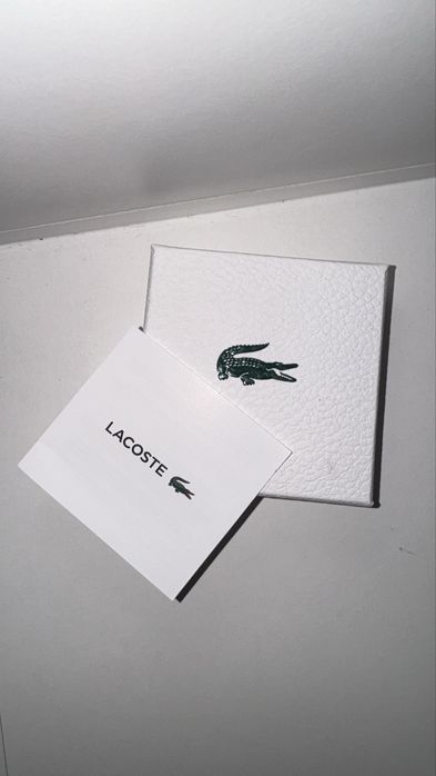 Lacoste гривна черна/сребърна