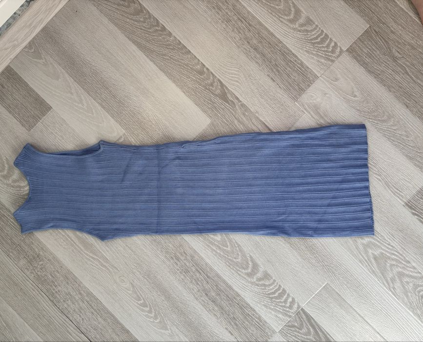 Платье голубое Bershka