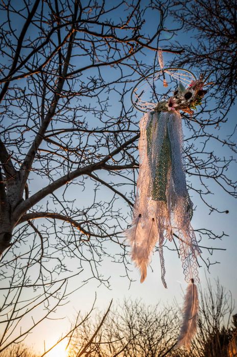 Dreamcatcher lucrat manual / handmade - cadou personalizat 8 martie #3
