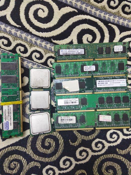 СРОЧНО! Продаю комплектующие на компьютер: 500 тг. - Комплектующие и ...