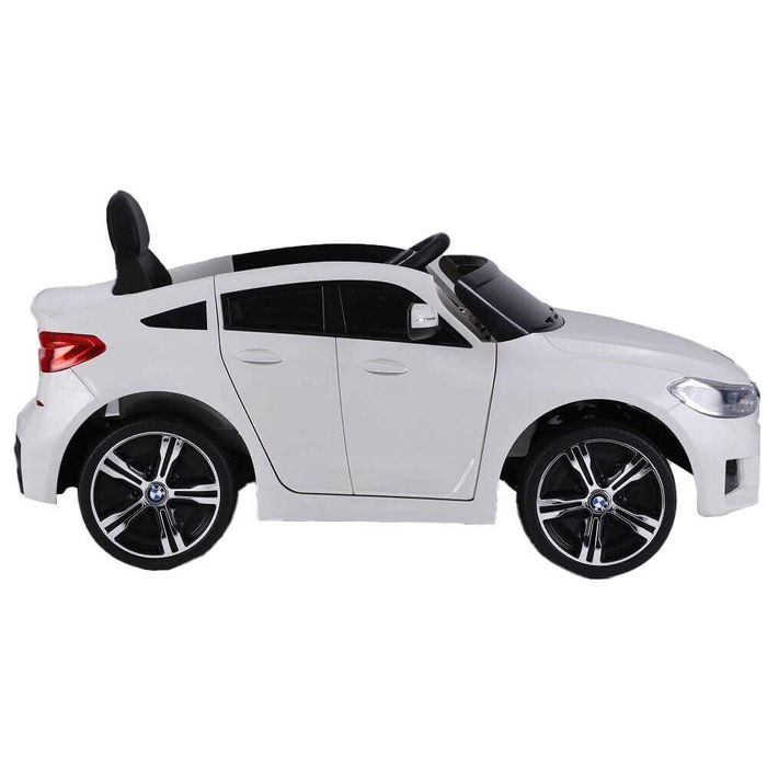 Masinuta electricaBMW seria 6GT alba,CADOU:NR AUTO PERSONALIZAT