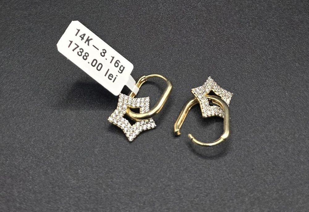 Cercei aur 14k 3.16gr