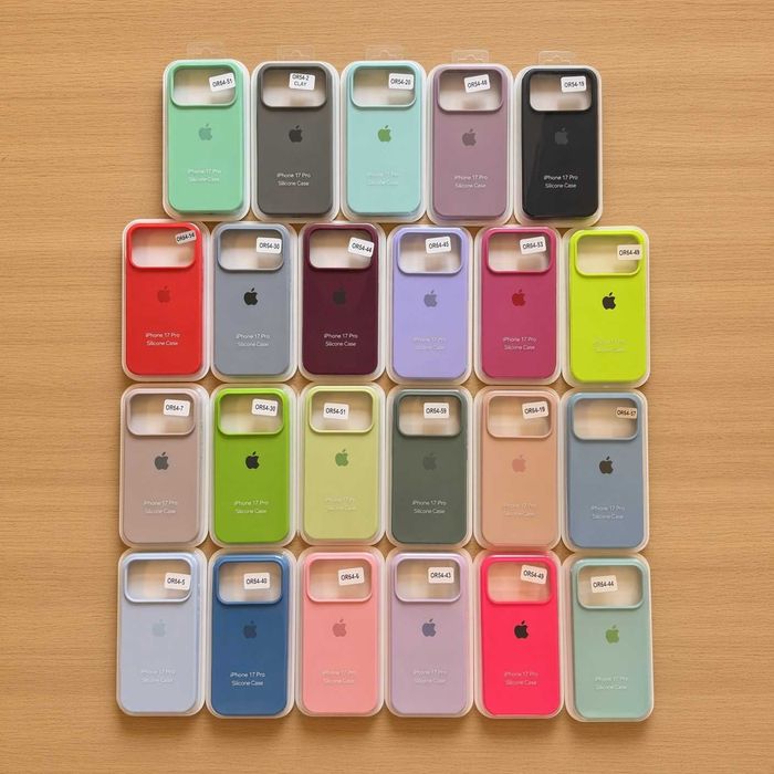 Apple Case Силиконов Кейс за iPhone 17 Pro Max 17 Air 16 Pro Max 15 Pro Max 14 Pro Max 13 Pro Max