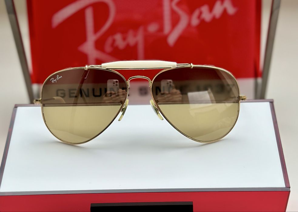 Ray Ban RB3407 58мм – стъклени лещи, като нови, Aviator premium