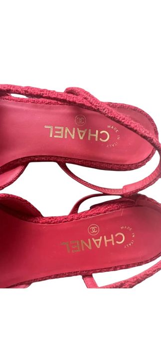 Chanel Tweed Slingback сандали