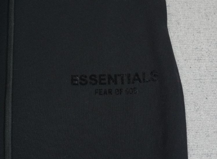 essentials fear of god flared pants black