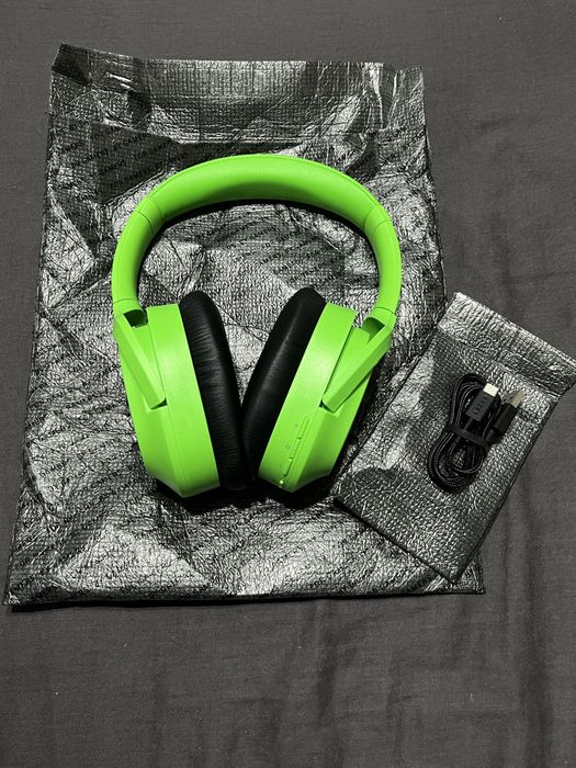 Casti Gaming Razer Opus X Green Wireless Bluetooth Muzica Noise Cancellation