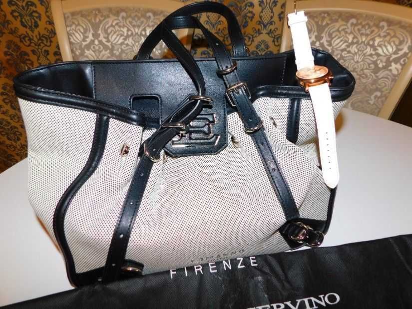Ermanno Scervino - geanta  noua Firenze Italia , ceas nou dama cadou