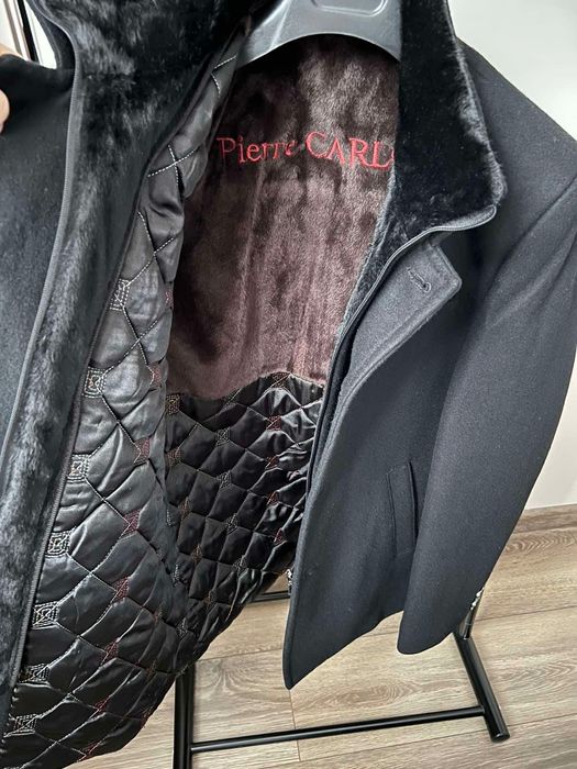 Мъжко палто, черно 2