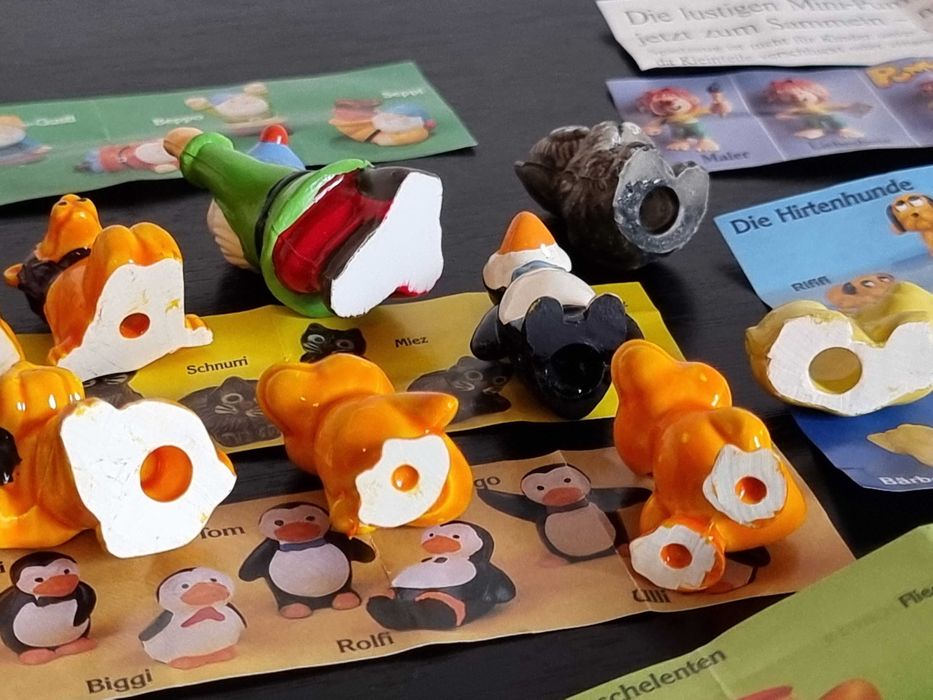 Lot figurine Kinder, Bully, 11 bucati vintage