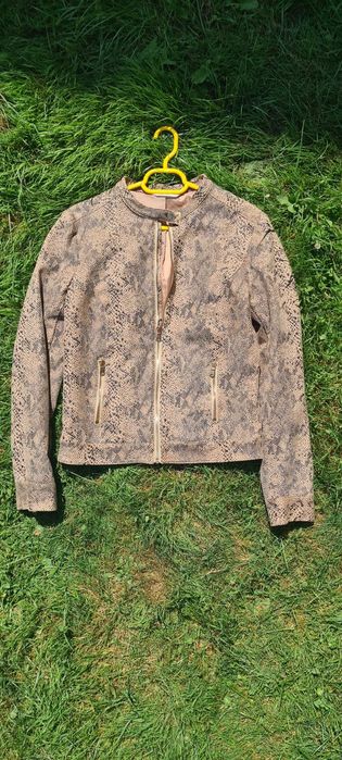 Jachetă damă Promod model tip piele de șarpe – modernă, stare bună