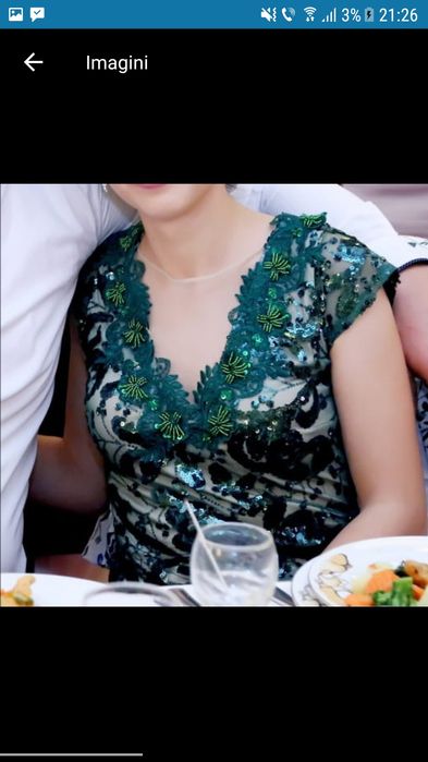 Rochie de gala cu paiete