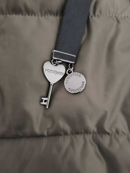 Пуховик подростковый, рост 158