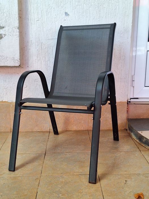 Градински комплект Style - стъклена маса и 4 стола