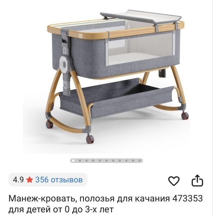 Продам манеж кровать в идеальном состоянии