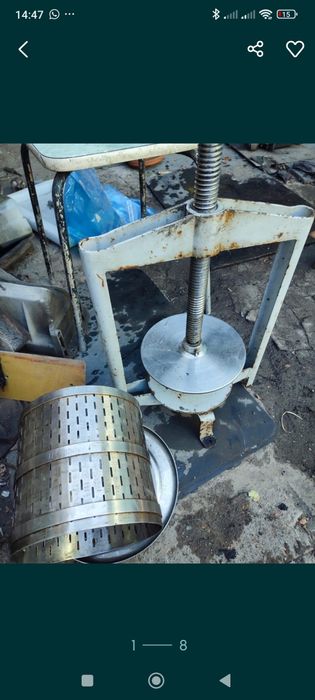 Тиски баллон виллы пресс