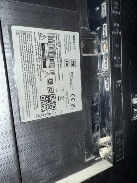 Телевизор Samsung 75” CRYSTAL 4K UHD Smart TV