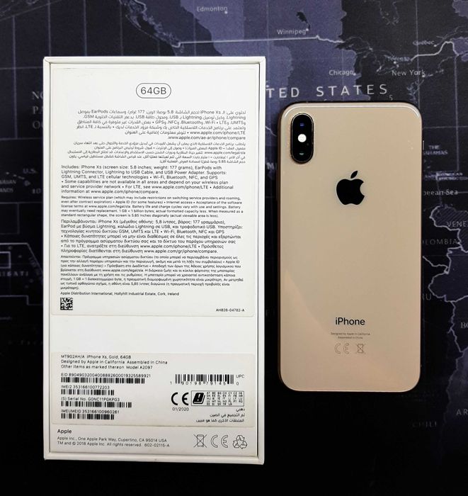 Смартфон Apple iPhone XS 64GB Gold