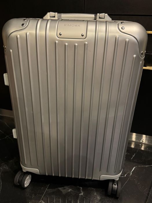 Troler bagaj Rimowa Cabin Silver + Trunk Negru