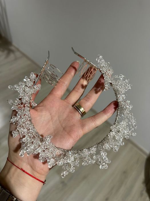 Rochie de mireasă superbă + coronițe CADOU