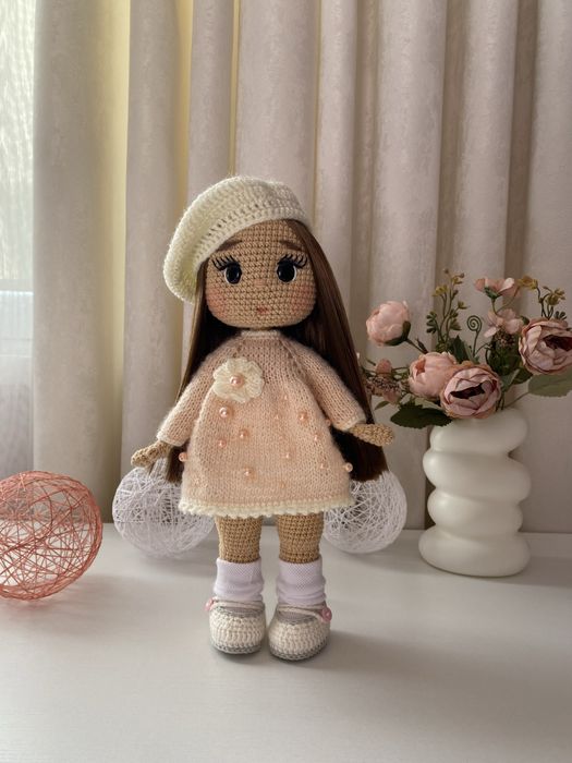 Кукла вязаная,ручная работа!
