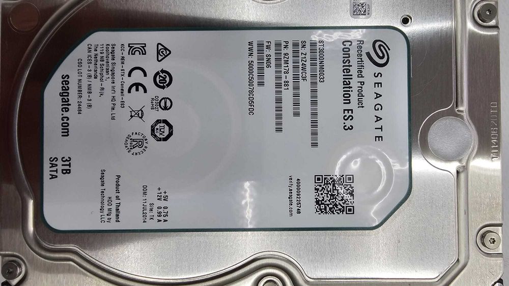 Hard Disk 3TB Supraveghere video Seagate Constellation E3.3