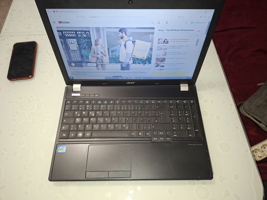 Acer TravelMate 5760, Intel i5, 500 gb, Windows 10+ Office