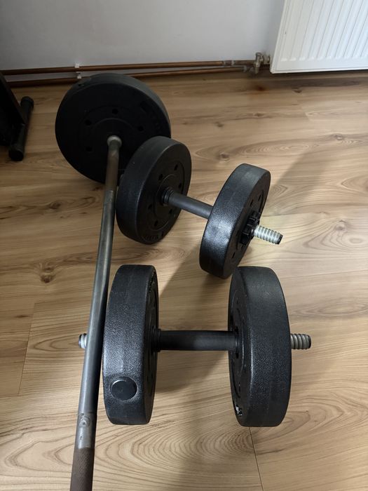 Set gantere 70 lbs